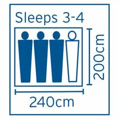 Instant And Fast Pitching Tents Oztent RV3 Touring Tent 3 Person -Cozy Camp Life BCF 300026 04 hi res