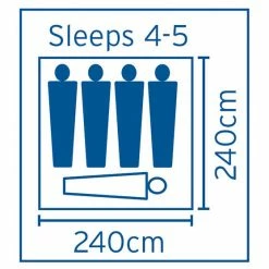 Instant And Fast Pitching Tents Oztent RV4 Touring Tent 4 Person -Cozy Camp Life BCF 300027 05 hi res