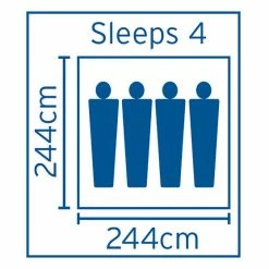 Dome Tents Coleman Excursion Instant Up Tent 4 Person -Cozy Camp Life BCF 521166 03 hi res