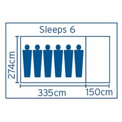 Dome Tents Coleman Excursion Instant Up Tent 6 Person -Cozy Camp Life BCF 521167 02 hi res