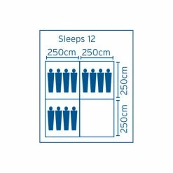 Dome Tents Wanderer Manor Dome Tent 12 Person -Cozy Camp Life BCF 556892 04 hi res