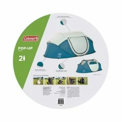 Dome Tents Coleman Pop Up 2 Person Tent -Cozy Camp Life BCF 596833 03 hi res