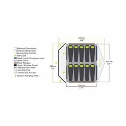 Inflatable Air Tents Zempire Pronto 10 V2 Inflatable Air Tent -Cozy Camp Life BCF 617450 07 hi res