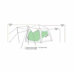 Inflatable Air Tents Zempire Pronto 4 V2 Inflatable Air Tent -Cozy Camp Life BCF 617452 05 hi res